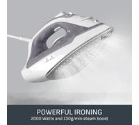 Tefal Virtuo 30 Steam Iron with Ceramic Soleplate 130g Steam Boost and 27g