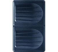 Tefal XA800112 Toasted Sandwich Plates Set, Non-Stick, Snack Time, Accessory, Snack Collection, Black