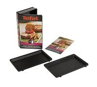 Tefal XA800912 French Toast Plates Set, Non-Stick, Snack Time, Accessory, Snack Collection,Black