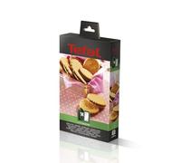 Tefal Snack Collection cracker plates for sandwich grill Black