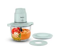 Tefal XXL Electric Chopper, 2L Durable Heat Resistant Glass Bowl, Storage Lid, 4 Stainless Steel Blades, 2 Speeds, Food Processor, Dips, Hummus, Fruit & Vegetable