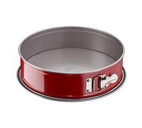 TefalJ Delibake 1641314 Springform Cake Tin 25 cm Carbon Steel Red