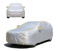Tefebatu Hail Protector Car Cover for Fiat Tipo restyling 1.0 FireFly 2024-2028,Ultra Thick Anti Impact Car Cover Waterproof All Weather Car Accessories, Reflective Strip