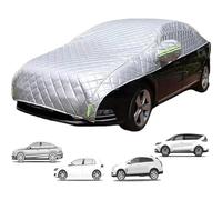 Tefebatu Outdoor Hail Protector Half Car Cover for DS DS 3 Crossback restyling 2024-2028,With Reflective Strips Protective Tear-Resistant Extra Thick Hail Protection Car Cover