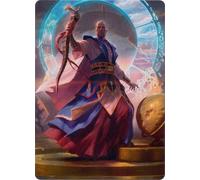 Teferi, Who Slows the Sunset Art Card | Innistrad: Midnight Hunt