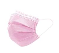 Tefexer 50Pcs 3-layer Mask Face Masks Melt Blown Cloth Disposable Safety Anti-Dust Protective Masks Adults Non-wove Masque