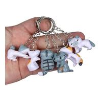 Tefexer Cartoon Keychain Cure Animal Key Chain Creative Cat Pendant For Women Car Keyring Purse Bag Accessories Gifts