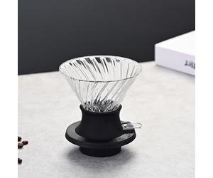 Tefexer Immersion Coffee Dripper Switch Pour Over Dripper Immersion Dripper Switch Coffee Maker Glass Coffee Filters V02 Set