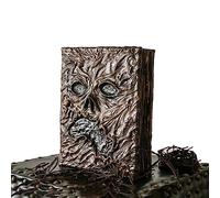 Tefexer Necronomicon Dark Magic Book Demon Evil Dead Summon Book Altar Ceremony Prop Book for Halloween Collection Decor Living Room Desktop