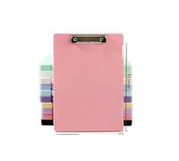 Tefexer Plastic Document Organizer Clear Square Shape Storage Box Portable A4 File Organizing Box Double Buckle Dust-proof Document File Box