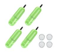 Tefola 4Pcs Car Window Breaker, Car Emergency Hammer with Belt Cutter, Life Hammer for Breaking Car Window Glass (Green)