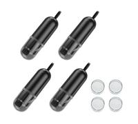 Tefola 4Pcs Car Window Breaker, Car Emergency Hammer with Belt Cutter, Life Hammer for Breaking Car Window Glass (Black)