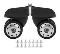 Tefola A88 Multi-Hole Wheel, 2 Pcs A88 Small Black Trolley Suitcase Casters Universal Wheels Replacement Outdoor