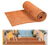 Tefola Coconut Doormat, Natural Fibre Mat, Outdoor Entrance Mat, Water Absorption, Snow Resistant, Rectangle Coconut Mat, 15 x 118 Inches, HGG4107