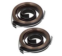 Tefola Drill Press Return Spring, 2Pcs Chromeplate Robust Stable Quill Feed Return Coil Spring