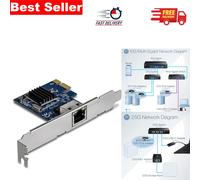 TEG-25GECTX 2.5G Ethernet PCIe Adapter - Fast Performance, Easy Install