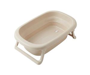 Tega Baby Foldable Baby Bath with Drain Plug - Space-Saving Baby Bathtub from Birth, Non-Slip Feet, Compact Foldable, Sturdy Children's Bathtub for Home & Travel