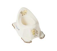Tega Baby MS-013-119 Teddy Bears Unisex Toilet Training Potty with Supportive High Back, Splash Guard Easy Carry Handle and Non Slip Feet Featuring 3 Cuddly Bears Colour Beige