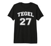 TEGEL 27 - Weißes Nostalgie Design Berliner Bezirk PLZ Premium T-Shirt