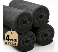 Tegeme 4 Pack Car Drying Towel 48" x 24" Ultra Absorbent Microfiber Towels for Car Detailing, Without Streaks, Water Spots, Scratches, Absorbent Drying Towel for Trucks, Boat