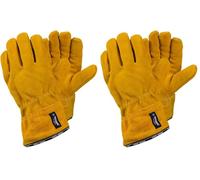 Tegera Ejendals 19-10 Size 10" 19" Welding And Heat-Resistant Glove - Yellow (Pack of 2)