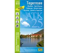 Tegernsee 1:25 000: Miesbach, Bad Wiessee, Schliersee, Rottach-Egern, Hausham, Gmund a.Tegernsee