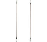 Tegg Double-Eyed Needles, 2PCS Sharp Point, 9cm for Knitting Machine, Handmade Craft Sewing Tools