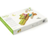 Tegu 24 Piece Magnetic Wooden Block Set, Tints