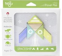 Tegu PAL-SPC-706T Travel Pals Magnetic Blocks, Spaceship