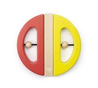 Tegu Swivel Bug Magnetic Wooden Building Block Toy Set, Poppy & Yellow Big Top