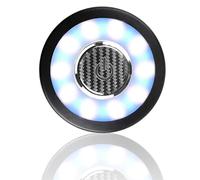 Teguangmei Car Interior Roof Light,USB Rechargeable Press Type Car LED Dome Ceiling Lamp Truck Cargo Area Light Wall Light with Magnet for Vehicle RV Camping Bedroom Cabinet- White Ice Blue