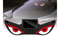 Teguangmei Solar Devils Eyes Light for Windshield 6 Modes Demon Eye LED Car Window Lights with Light Sensor, Suction Mount Solar/USB Powered for Car Windshield Rear/Side Window Night Decoration