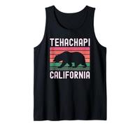 Tehachapi California Mountains Retro Railroad Loop Kern 661 Tank Top