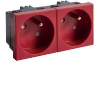 tehalit.GB-EG 33st socket double 45x45mm halogenic red EER2333020
