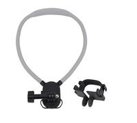TEHAOUU 2-in-1 Silicone Neck Mount, Compatible with Insta360 Luna Ultra Action Camera, Expansion POV Shooting Bracket, Multi-Accessory Chest Holder for Outdoor First Person Vlog Shooting