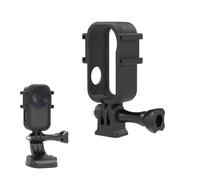 TEHAOUU 360° Rotating Mount Bracket Compatible with DJI OSMO Nano - Horizontal & Vertical Shooting, Protective Frame with Bike Adapter for Vlogging and Cycling