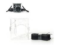 TEHAOUU Camera Case for Instax Mini 41 Case Transparent Cover with Adjustable Shoulder Strap Camera Accessories (1)