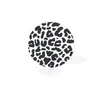 TEHAOUU Camera Lens Cap Skin Sticker Compatible with Fujifilm Instax Mini EVO, Dustproof Scratch-Resistant Cute Cartoon Lens Decal (Black Leopard)