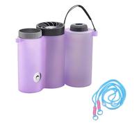 TEHAOUU Detachable Split Storage Case, Compatible with Shark ChillPill FA022 Device, Separate Organizer for 3 Styles Replacement Tips, Portable Accessory Box for Daily Travel Carry (Purple)