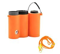 TEHAOUU Detachable Split Storage Case, Compatible with Shark ChillPill FA022 Device, Separate Organizer for 3 Styles Replacement Tips, Portable Accessory Box for Daily Travel Carry (Orange)