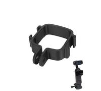 TEHAOUU Dual Cold Shoe Expansion Frame, Compatible with Insta360 Luna Ultra Gimbal Camera, Multi-Accessory Mount Bracket, Simple Extension Holder for Vlog Live Streaming Shooting (Controller Version)