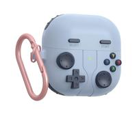 TEHAOUU Earphone Housing Compatible with Huawei FreeClip2, Soft Silicone Protective Case with Retro Game Controller Design for Wireless Earbuds (Blue)