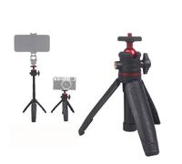 TEHAOUU Extension Pole Tripod, Mini Selfie Stick Tripod Stand Handle Grip Suitable for Mirrorless Cameras and Mobile Phones,Stand for Selfies, Live Streaming and Vlogging