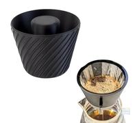 TEHAOUU Filter Paper Press Tool, Compatible with Xbloom Studio Coffee Dripper, Paper Presser, Coffee Filter Fixing Tamper For Consistent Coffee Brewing (Black)