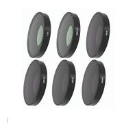 TEHAOUU Filter Set Compatible with DJI Action 6, Including UV, CPL, ND, Black Mist, Macro & Diving Filters for Action Camera Shooting (6PCS Set)
