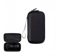 TEHAOUU Hard Shell EVA Storage Case, Compatible with DJI Pocket 4 Pro Handheld Camera, Full Accessory Carry Bag, Shockproof Organizer for Battery Charging Kit Travel Vlog Shooting (Black)