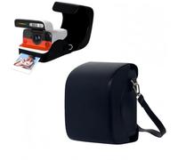 TEHAOUU Leather Camera Storage Pouch, Compatible with Polaroid Flip Instant Camera, Custom Fit Protective Case, Carry Sleeve for Daily Travel Photography Use (Black)