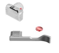 TEHAOUU Metal Thumb Grip Compatible with X-M5 Camera Hot Shoe Thumb Rest Support Grip Anti-Slip Stable Safe Hand Hold with Anti-Scratch Silicone Pad Camera Accessories (Silver)