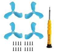 TEHAOUU Propeller Blades Compatible with DJI NEO 2, Lightweight Flexible Design for Drone, 2 Pairs Replacement Blades for UAV Maintenance (Blue)
