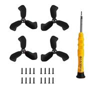 TEHAOUU Propeller Blades Compatible with DJI NEO 2, Lightweight Flexible Design for Drone, 2 Pairs Replacement Blades for UAV Maintenance (Black)